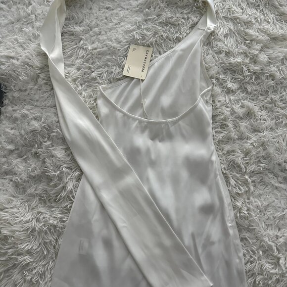 Peppermayo Women's Cassandra Scarf Pearl Mini Dress - Size 2 - Picture 2 of 4